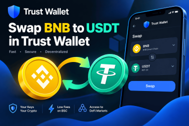 swap bnb to usd in trust wallet