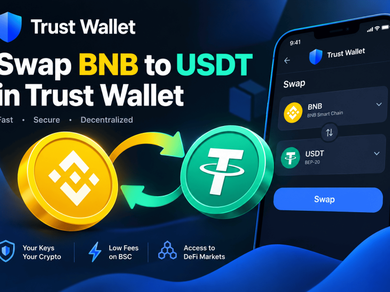 swap bnb to usd in trust wallet